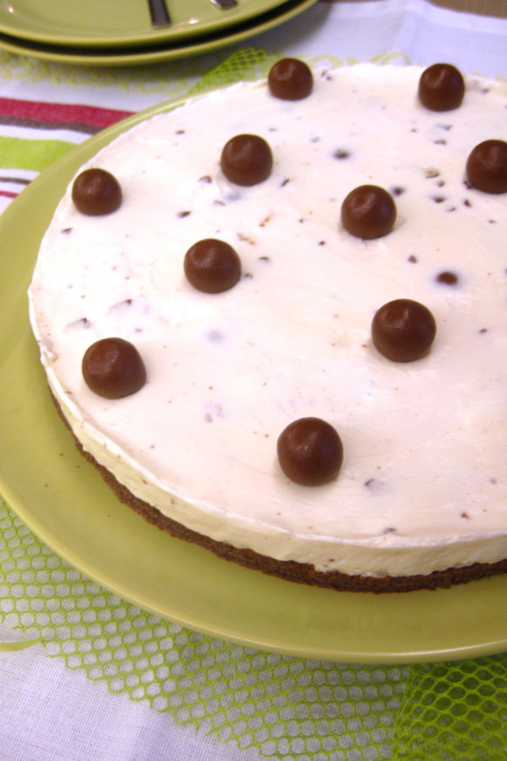 Cheesecake με maltesers