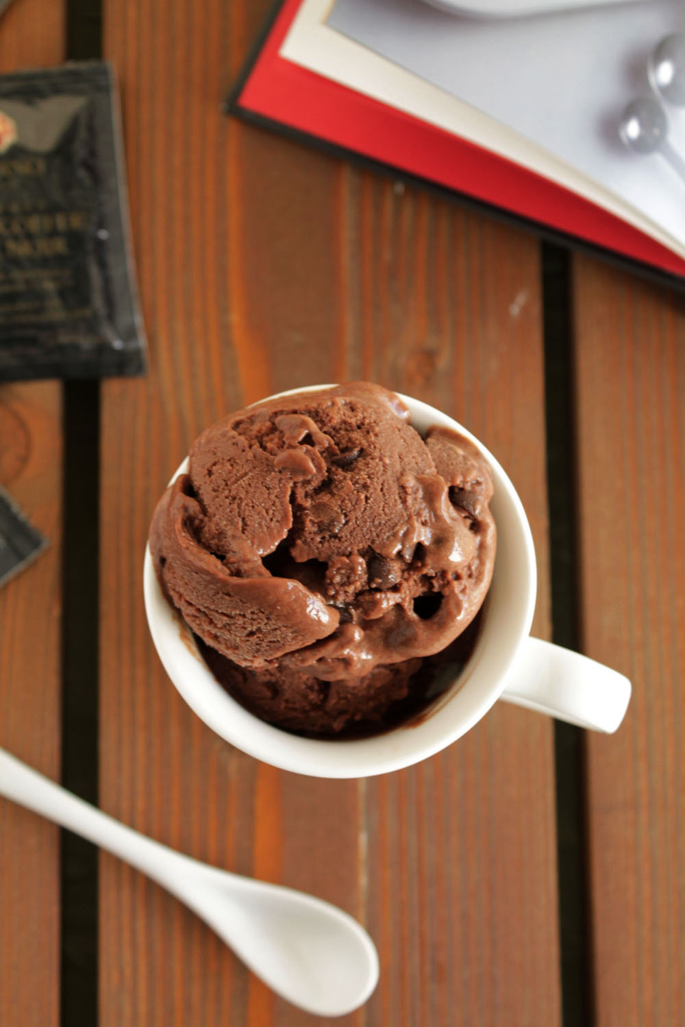Παγωτό μόκα με σοκολάτα