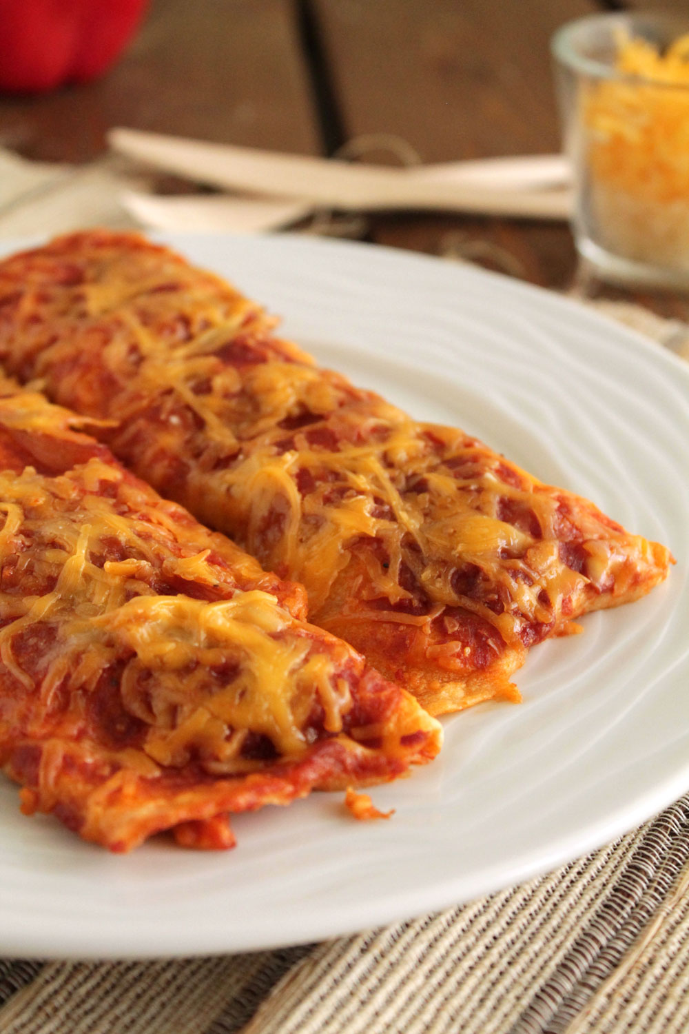 Enchiladas με λαχανικά και φέτα