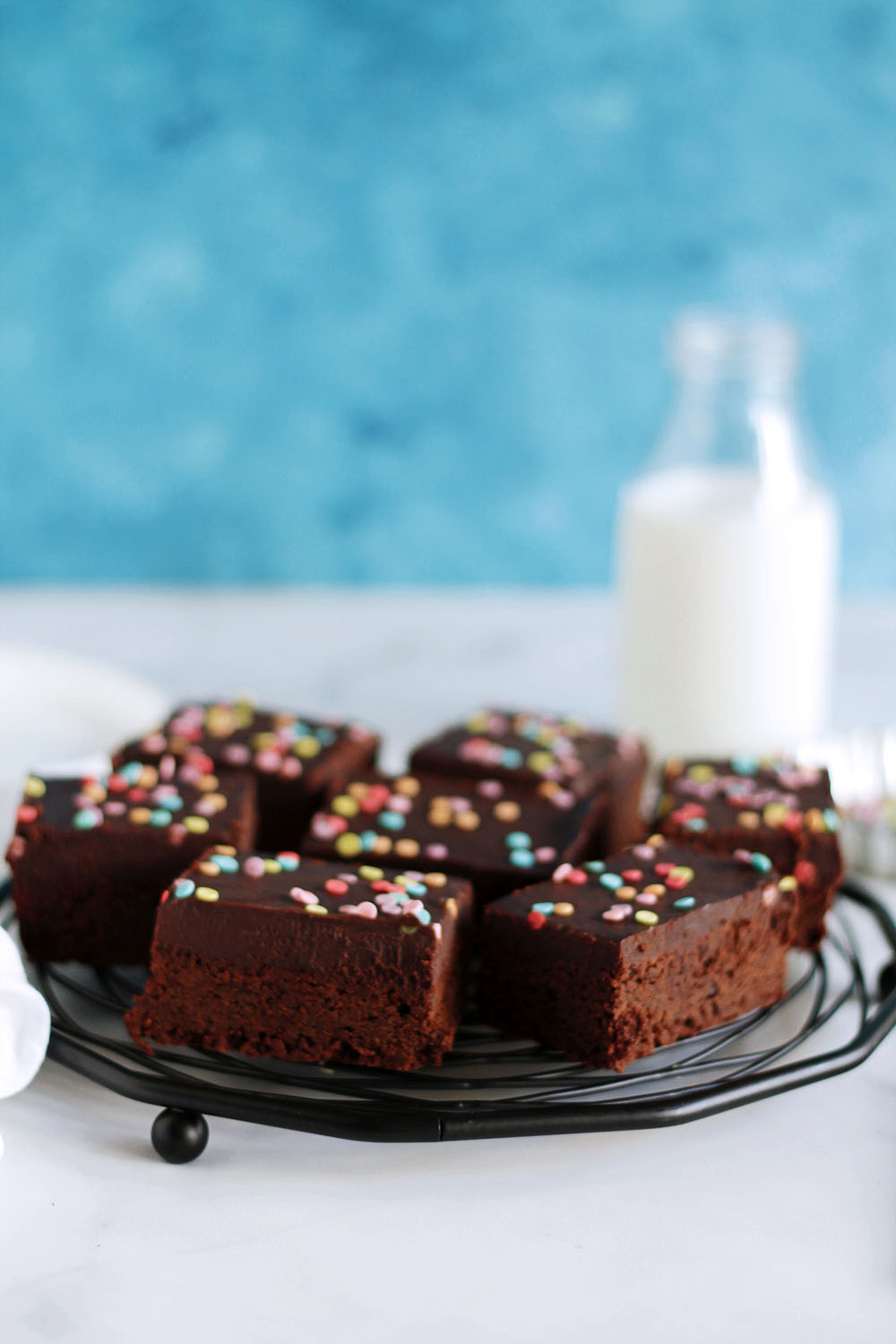 Brownies με σοκολατένια επικάλυψη