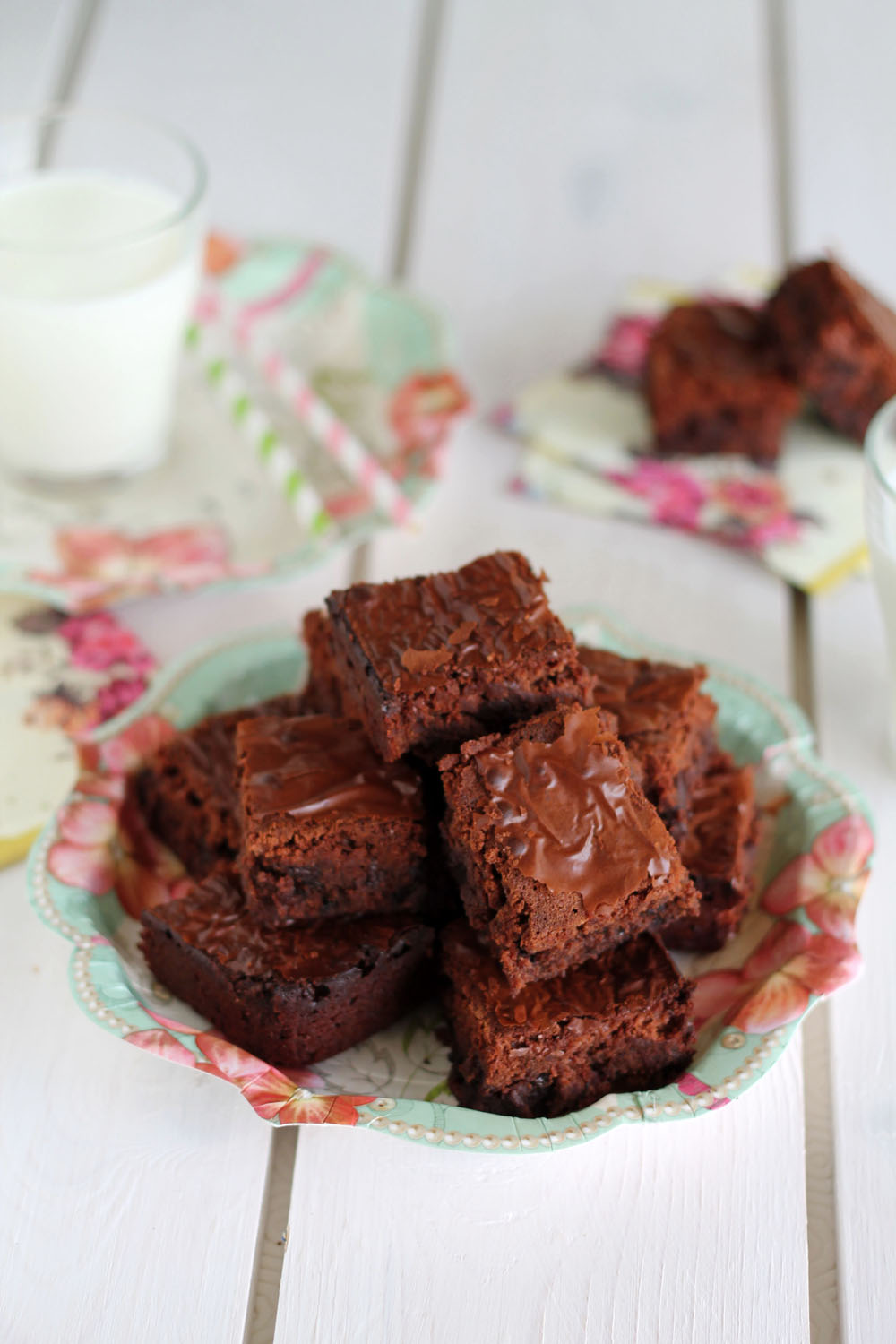 brownies με 3 υλικά
